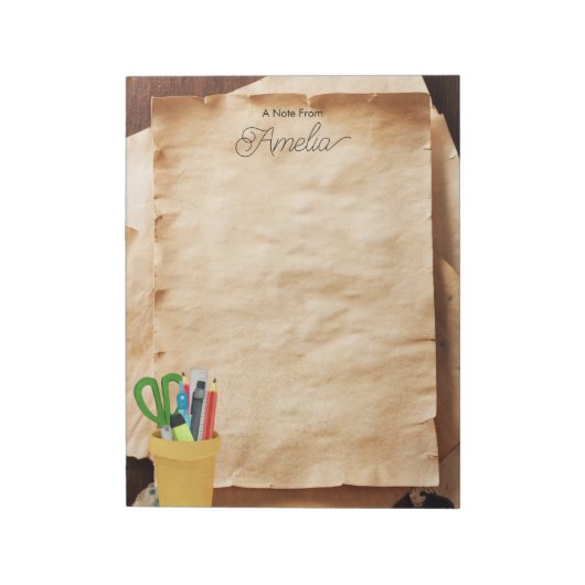 Aangepast Notitieblok (Linkerzijde)