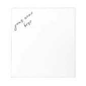 Aangepast Notitieblok (Voorkant)