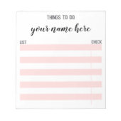 Aangepast Notitieblok checklist (Voorkant)