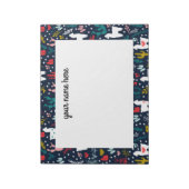 Aangepast Notitieblok Floral Alpaca (Linkerzijde)