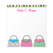 Aangepast Notitieblok handtas met handtas voor com (Voorkant)