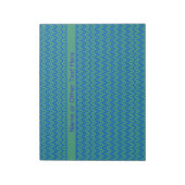 Aangepast Notitieblok jotter, Emerald en Blue Geom (Linkerzijde)