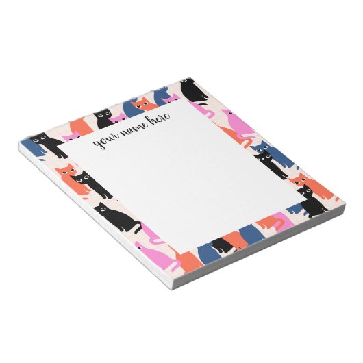 Aangepast Notitieblok katten (Schuin)