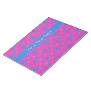 Aangepast Notitieblok of jotter, magenta Bright Bl