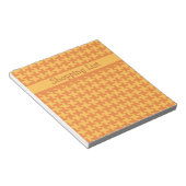 Aangepast Notitieblok of Jotter, Oranje controle v (Schuin)