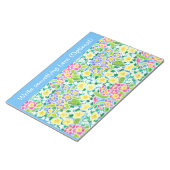 Aangepast Notitieblok of jotter, primroses, Sky Bl (Schuin)