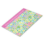 Aangepast Notitieblok of jotter, primrozen,  roze (Schuin)