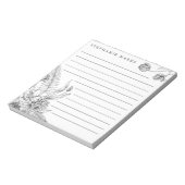 Aangepast notitieblok op de huid (Linkerzijde)