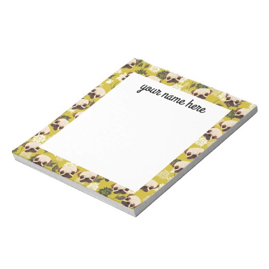 Aangepast Notitieblok pugs (Linkerzijde)