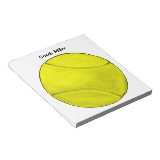 Aangepast Notitieblok Tennis (Schuin)