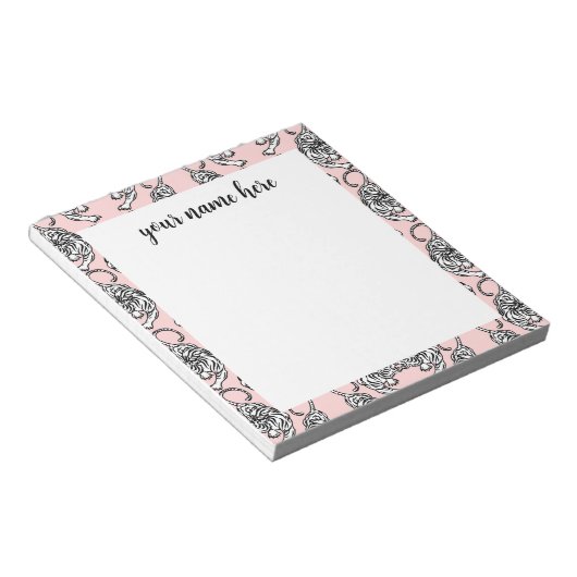 Aangepast Notitieblok van de Tijger (Schuin)