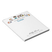 Aangepast Notitieblok van een leraar (Schuin)