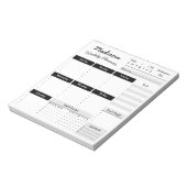 Aangepast Notitieblok voor aangepaste wekelijkse p (Linkerzijde)