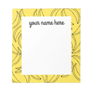 Aangepast Notitieblok voor bananen