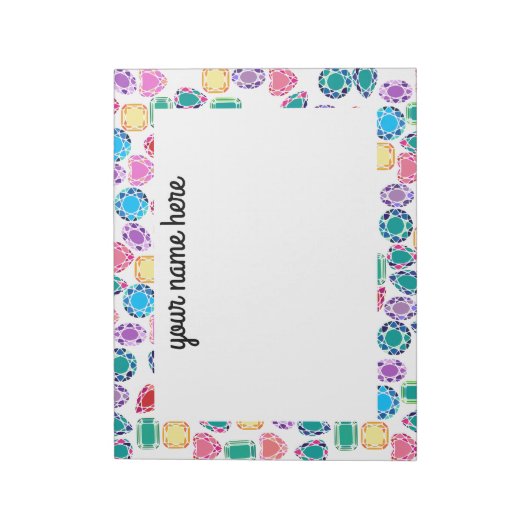 Aangepast Notitieblok voor Gemstenen (Linkerzijde)