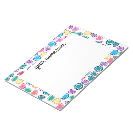 Aangepast Notitieblok voor Gemstenen (Schuin)