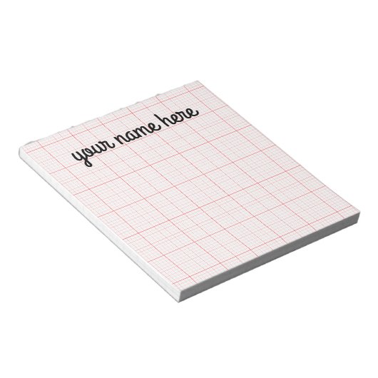 Aangepast Notitieblok voor grafisch papier (Schuin)