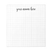 Aangepast Notitieblok voor grafisch papier (Voorkant)