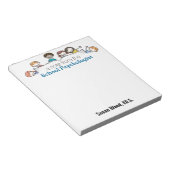 Aangepast Notitieblok voor schoolpsycholoog (Schuin)