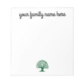 Aangepast Notitieblok voor stamboom (Voorkant)