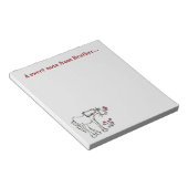 Aangepast Notitieblok voor Valentijn paarden (Schuin)