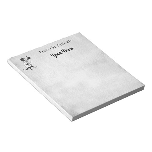 Aangepast Notitieblok voor Vintage kool (Schuin)