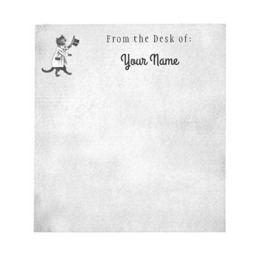 Aangepast Notitieblok voor Vintage kool (Voorkant)