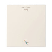 Aangepast Notitieblok voor vioolvogel (Voorkant)