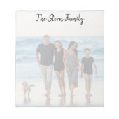 Aangepast Notitieblok voor volledige familiefoto (Voorkant)