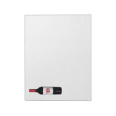 Aangepast Notitieblok wijnflesje (Linkerzijde)