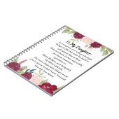 Aangepast Notitieboek | Brieven aan mijn dochter (Linkerzijde)