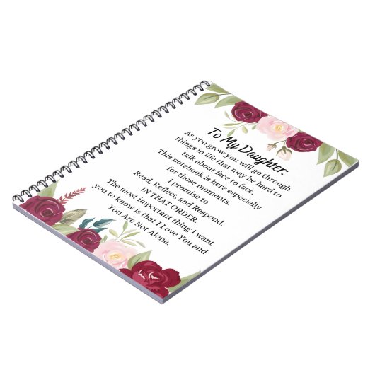 Aangepast Notitieboek | Brieven aan mijn dochter (Linkerzijde)