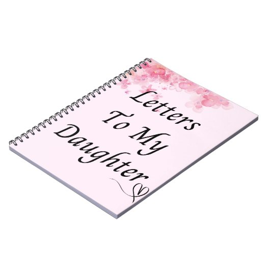 Aangepast Notitieboek | Brieven aan mijn dochter f (Linkerzijde)