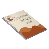 Aangepast Notitieboek | Brieven aan mijn zoon (Rechterzijde)