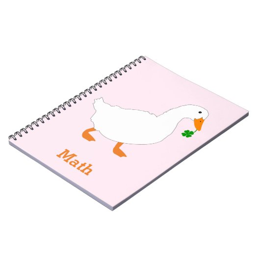 Aangepast Notitieboek Duck Pattern (Linkerzijde)