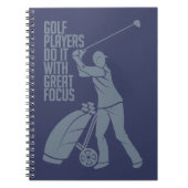 aangepast notitieboek GOLF PLAYER (Voorkant)