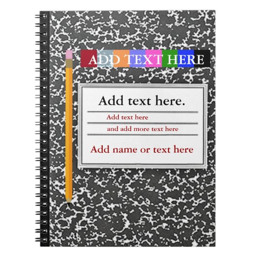 Aangepast Notitieboek Journal (Voorkant)