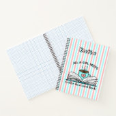 Aangepast Notitieboek | Koffie en een goed boek (Binnen)