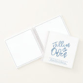 Aangepast Notitieboek met blauwe spiraal (Binnen)