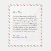 Aangepast Notitieboek met handgeschreven liefdesbr Fleece Deken (Voorkant)