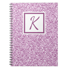 Aangepast Notitieboek monogram roze spaarpjes