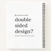 Aangepast notitieboek | Ontwerp upload spiraal not (Achterkant)