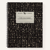 Aangepast Notitieboek Silver Composition (Voorkant)