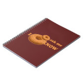Aangepast notitieboek voor donut Humor (Linkerzijde)