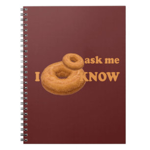 Aangepast notitieboek voor donut Humor