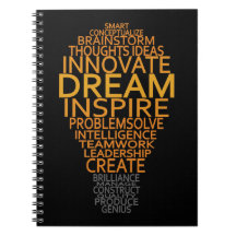 Aangepast notitieboek voor Inspirerend lamp