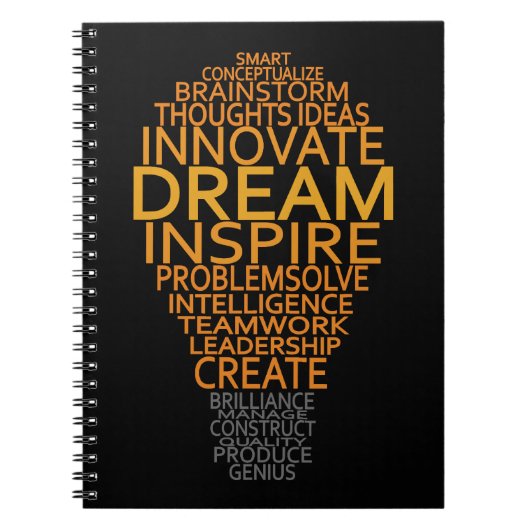 Aangepast notitieboek voor Inspirerend lamp (Voorkant)