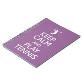 Aangepast notitieboek voor kalm- en afspeeltenis b (Linkerzijde)