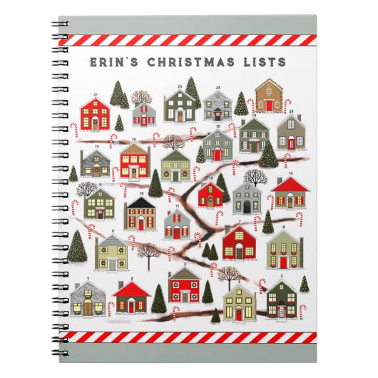 aangepast Notitieboek voor kerstplanner (Voorkant)