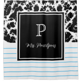 Aangepast Notitieboek voor klassieke leerkracht Douchegordijn